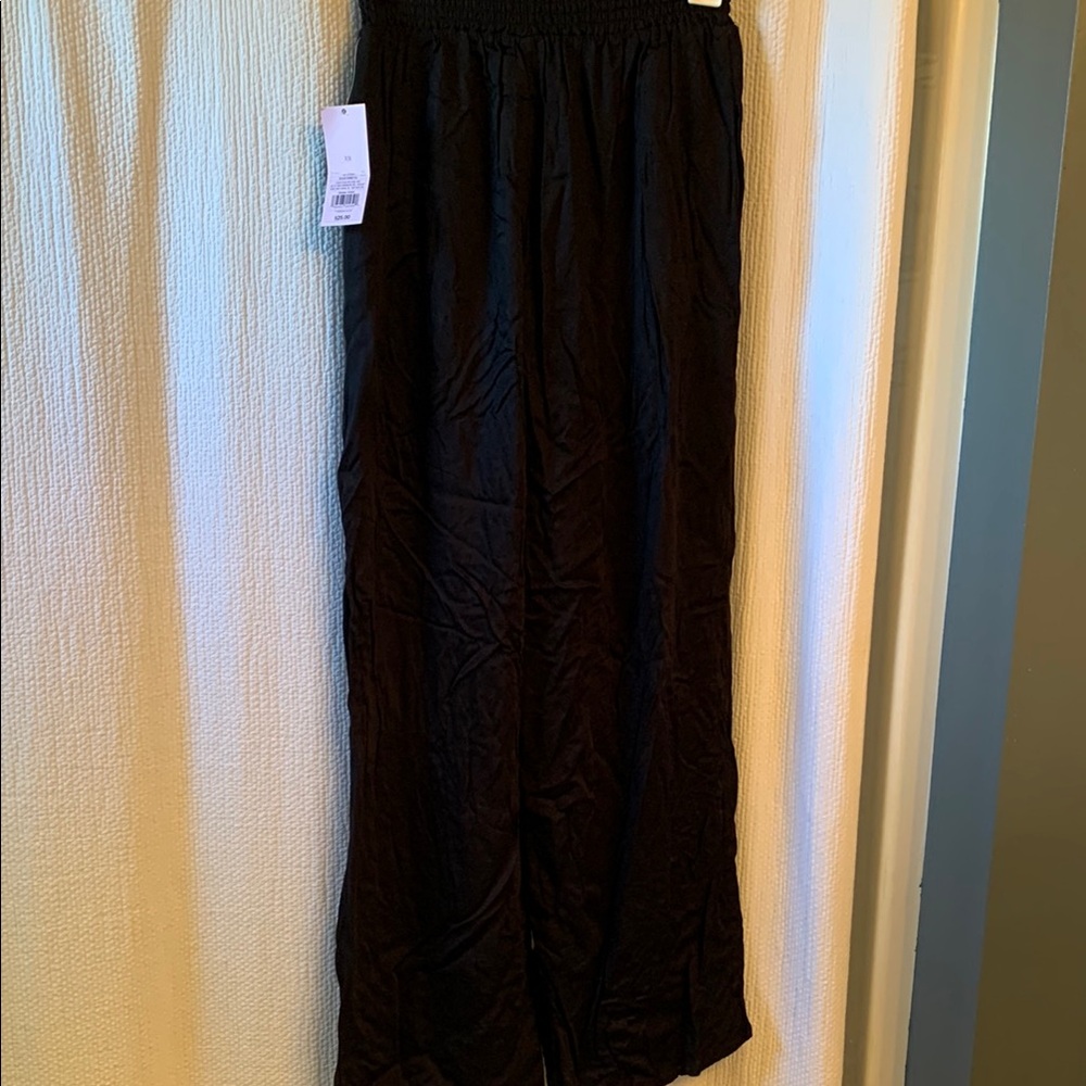 Black Wide-Leg Pants